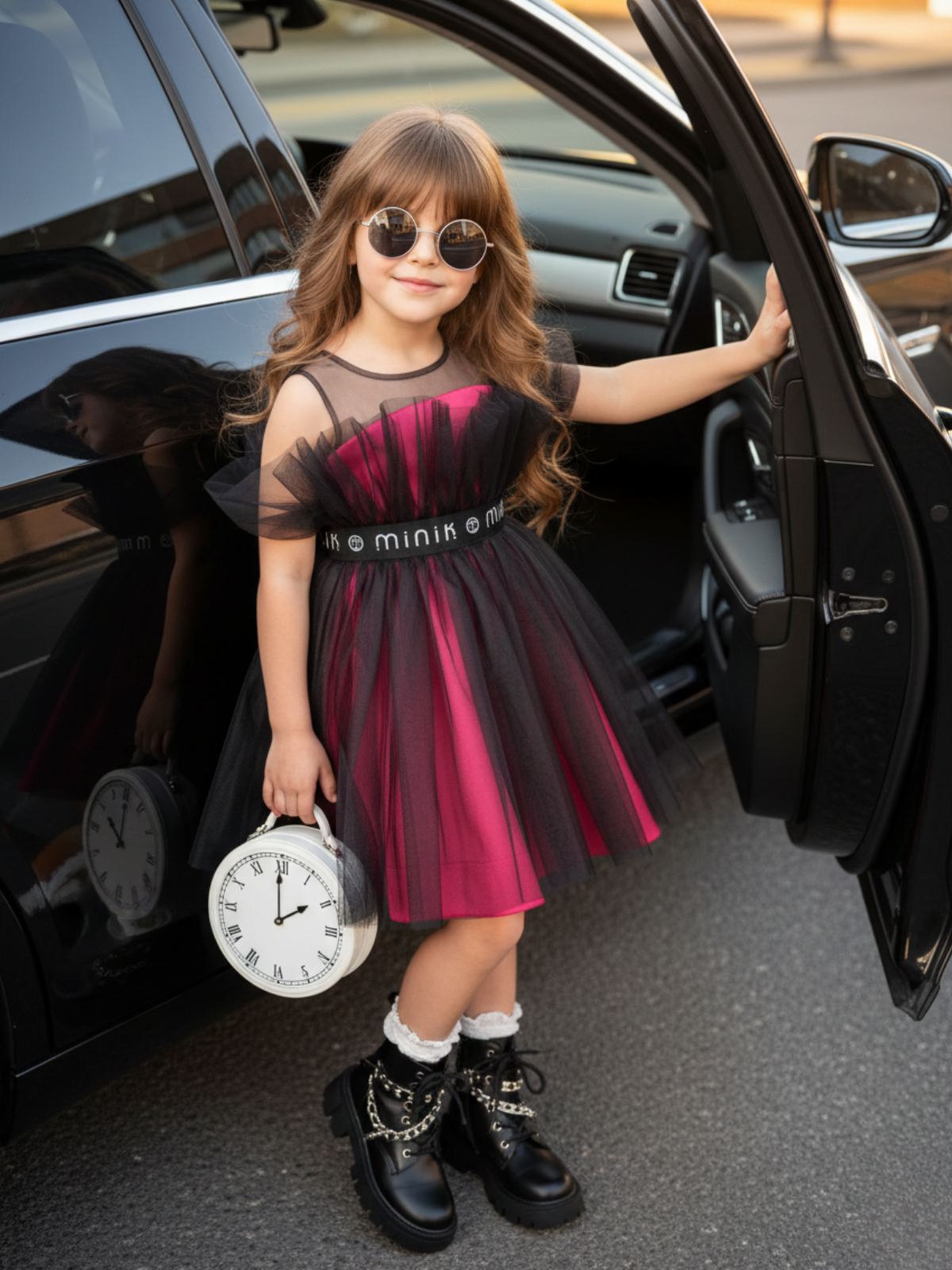 Платье Minilik ПлатьеСеткаРозовое - фото 7