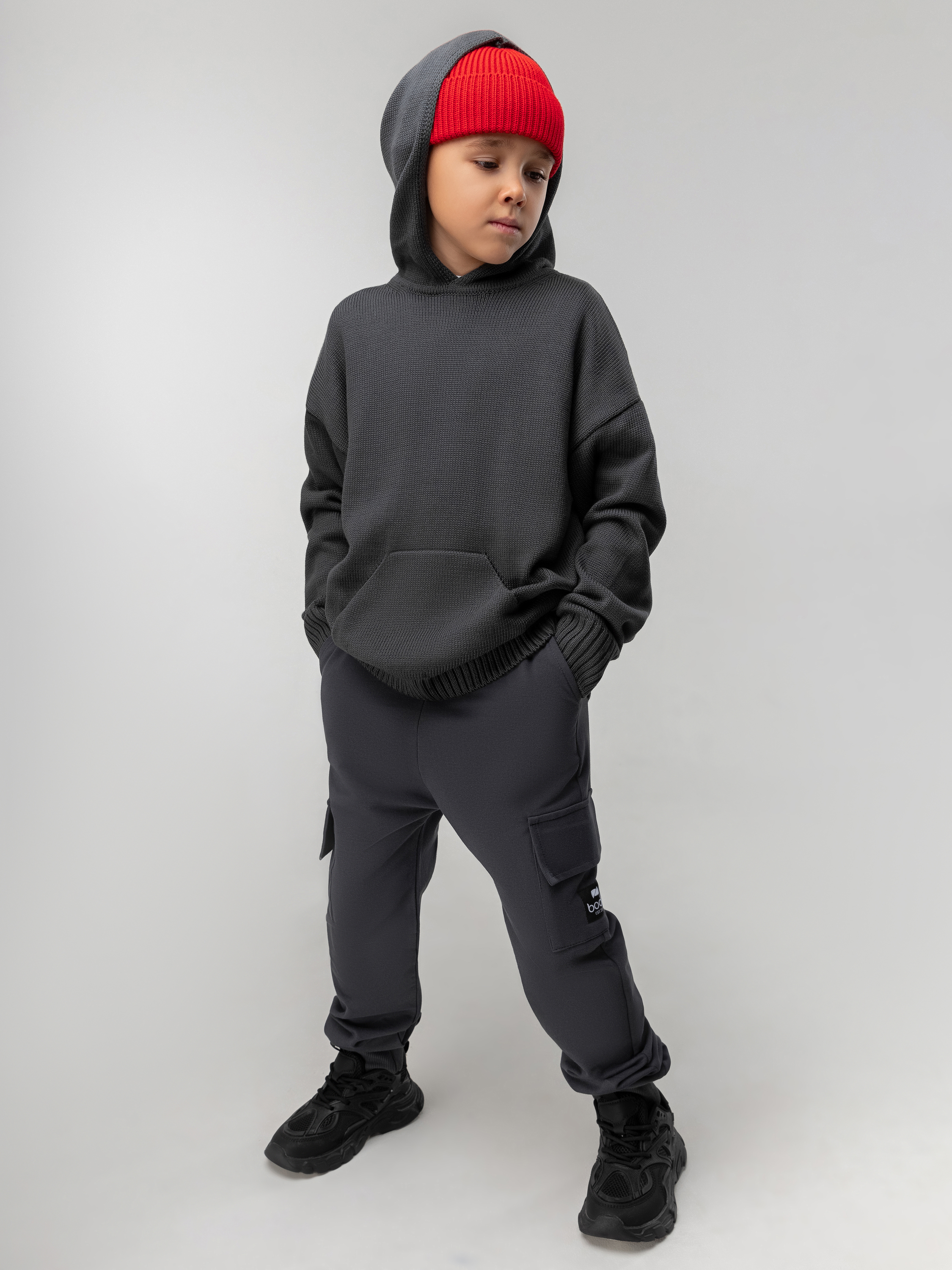 Брюки спортивные Bodo 6-370МU_серый - фото 3