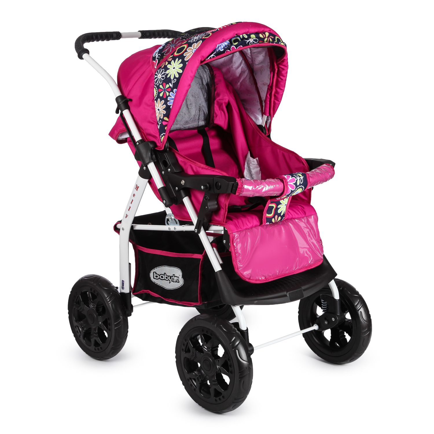 Коляска трансформер Babyton Melly Pink - фото 7