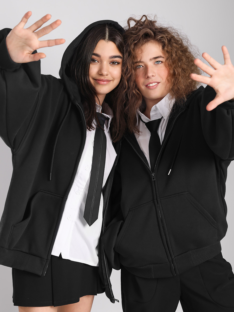 Толстовка Соль и Перец SP2601/черный - фото 4