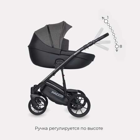 Коляска 3в1 Riko Basic Pacco