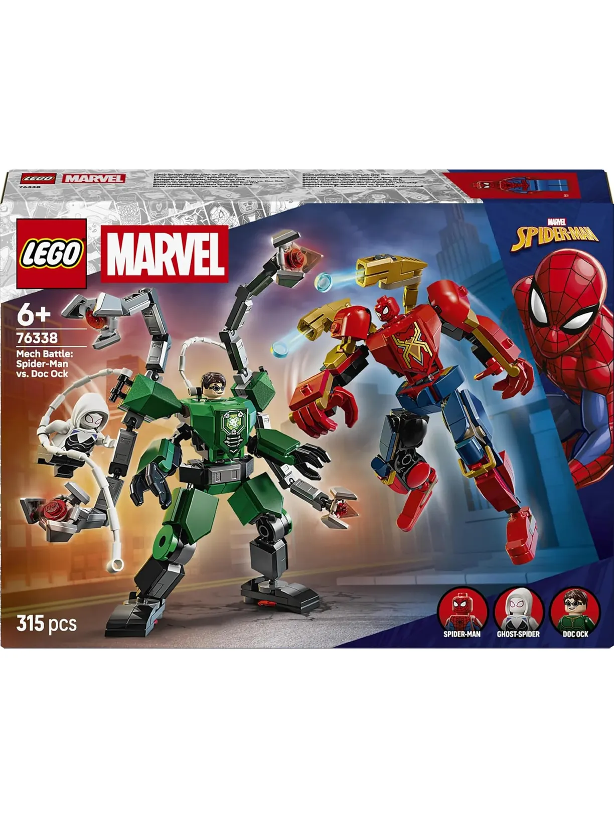 Конструктор LEGO Marvel Super Heroes Человек-паук 315 дет. - фото 4