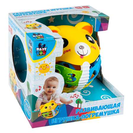 Игрушка Bondibon погремушка Медвежонок-Шар