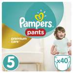 Трусики Pampers Premium Care 5 (12-18 кг) 40 шт.