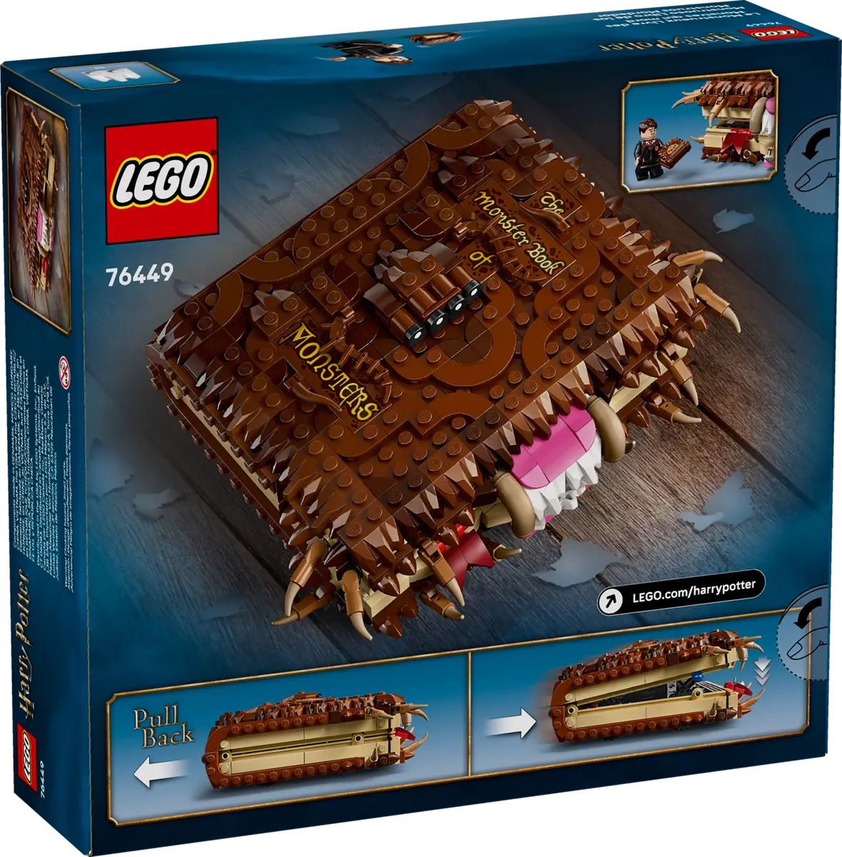Конструктор LEGO Harry Potter Книга монстров 518 дет. - фото 6