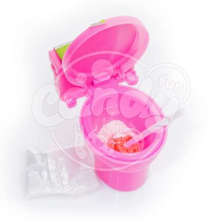 Карамель леденцовая Fun Candy Lab с кислой пудрой Кислый слив 24 шт по 8 гр