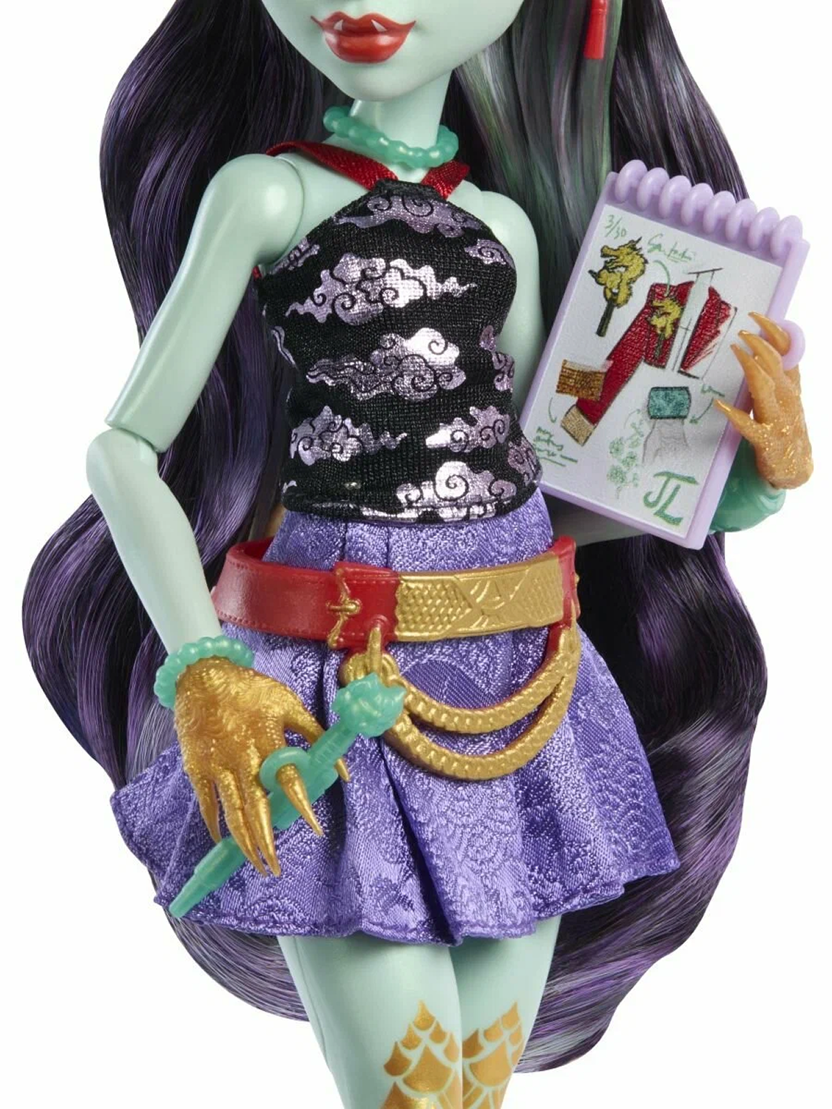 Кукла модельная Monster High Monster High Jinafire Long с питомцем HYV58 HYV58 Jinafire Long - фото 8