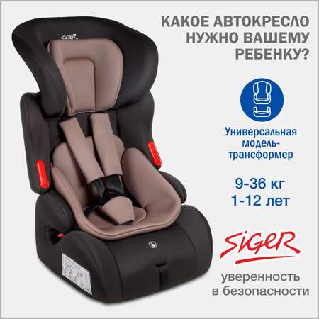 Автокресло SIGER Космо 1/2/3 (9-36 кг)