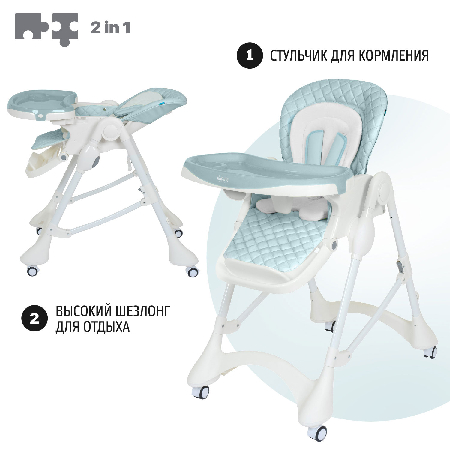 Стульчик для кормления Nuovita Elegante классический - фото 4