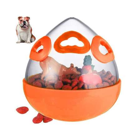 Игрушка для животных Uniglodis Кормушка-неваляшка оранжевая