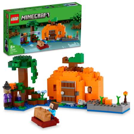 Конструктор LEGO Minecraft The Pumpkin Farm блочный