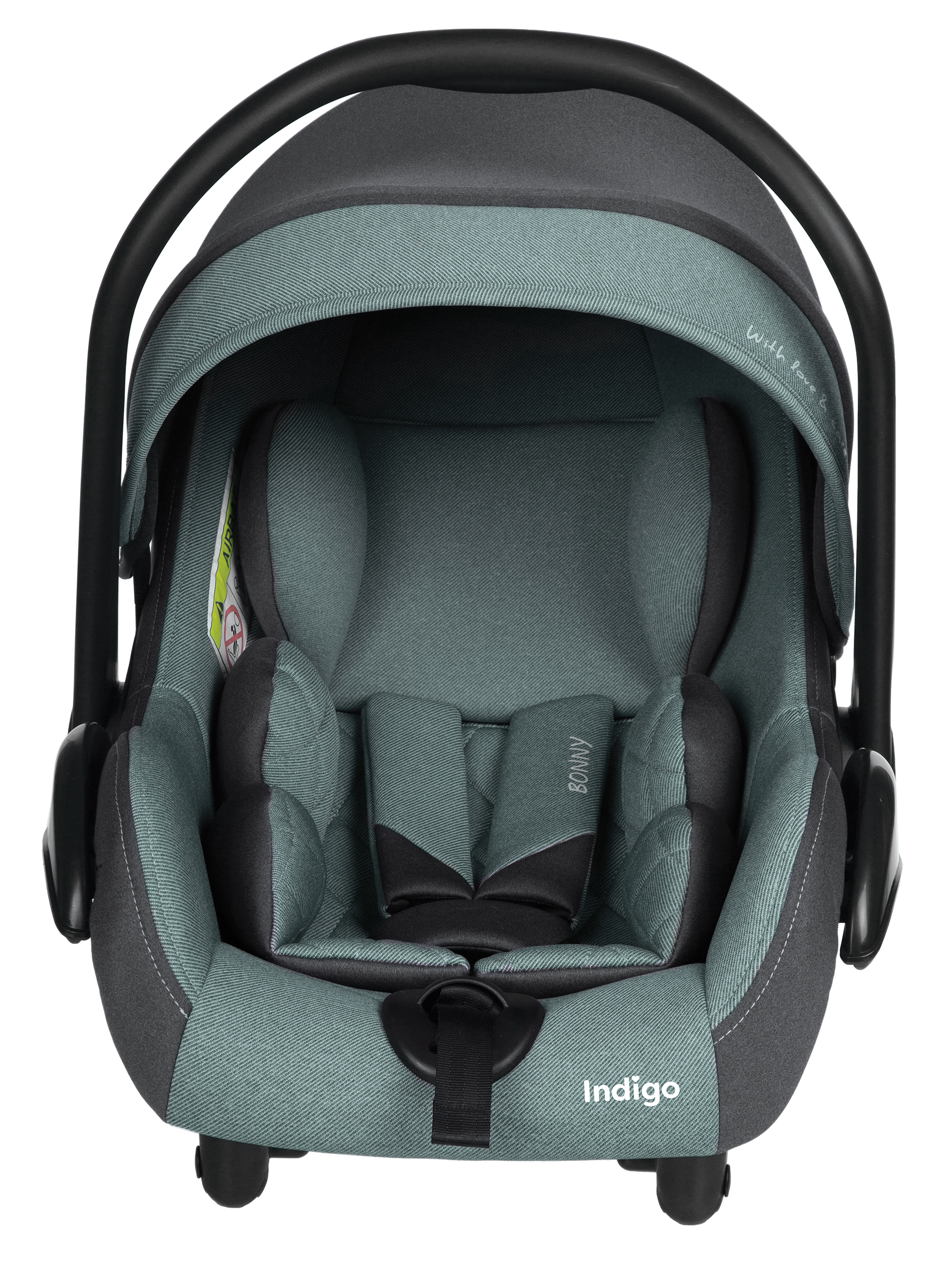 Автокресло Indigo BONNY 0 (0 -13 кг) зеленый - фото 17