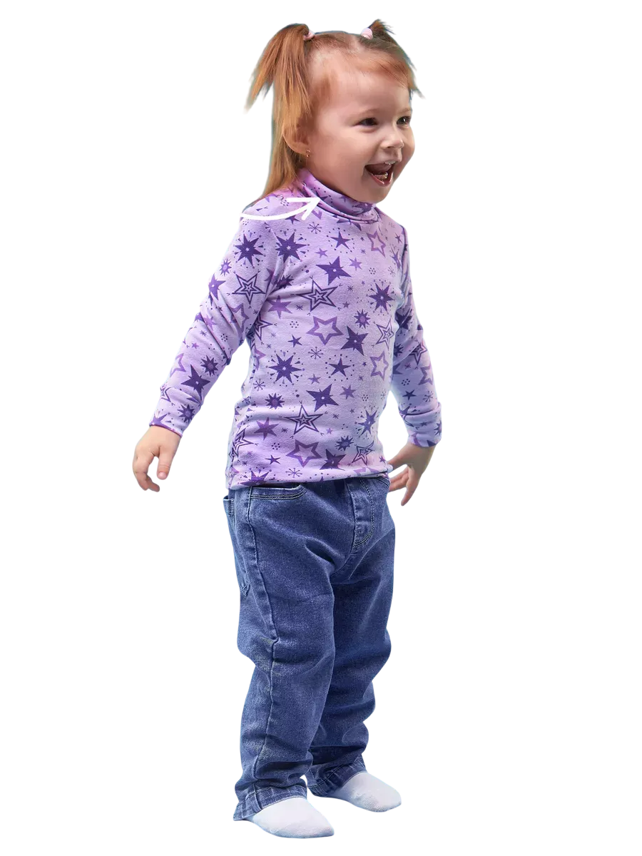 Водолазка TOTEMFOX 231РНАБ2(1)F/сиреневый - фото 2