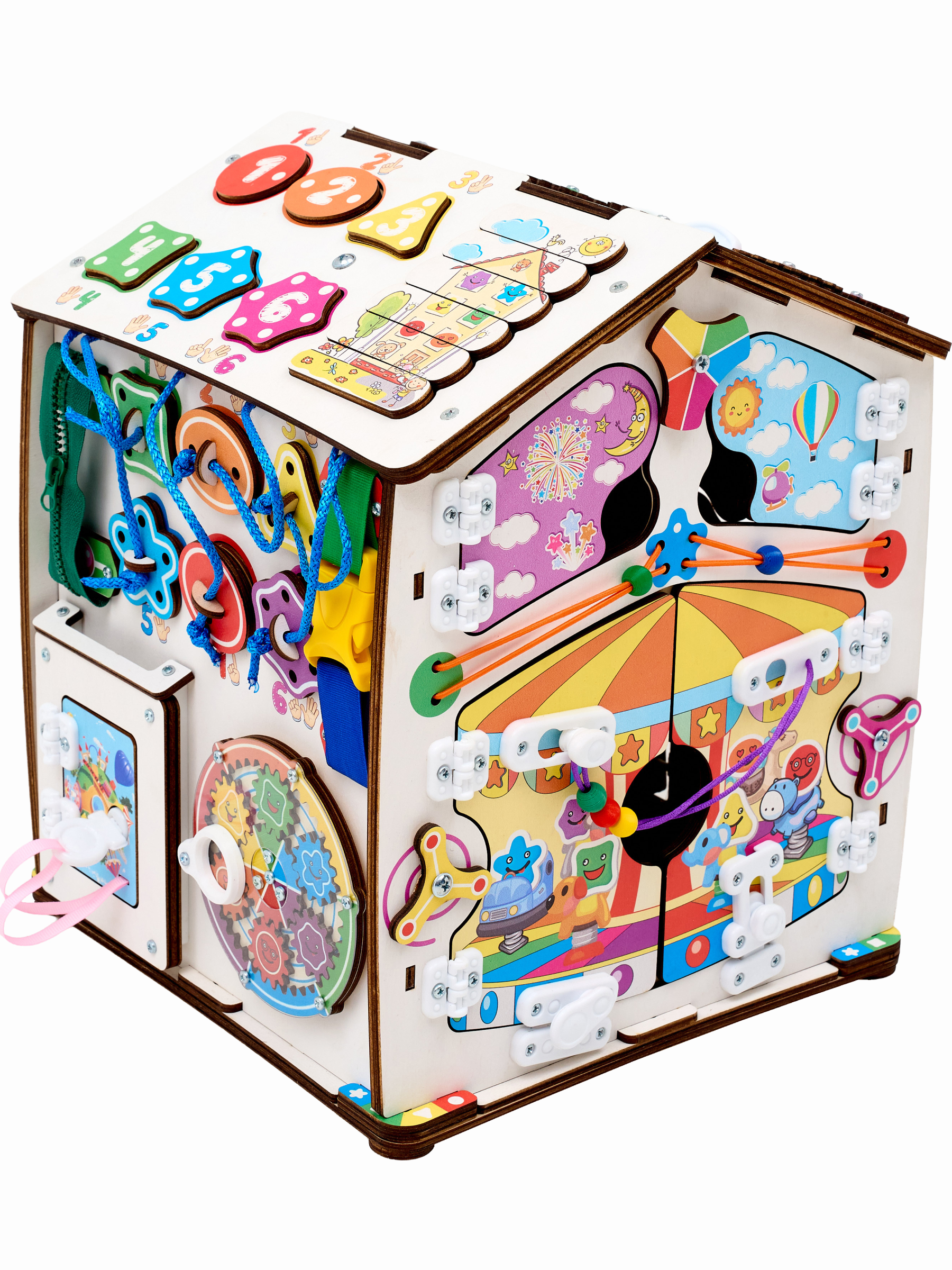 Игрушка Evotoys бизиборд Смайлики - фото 23