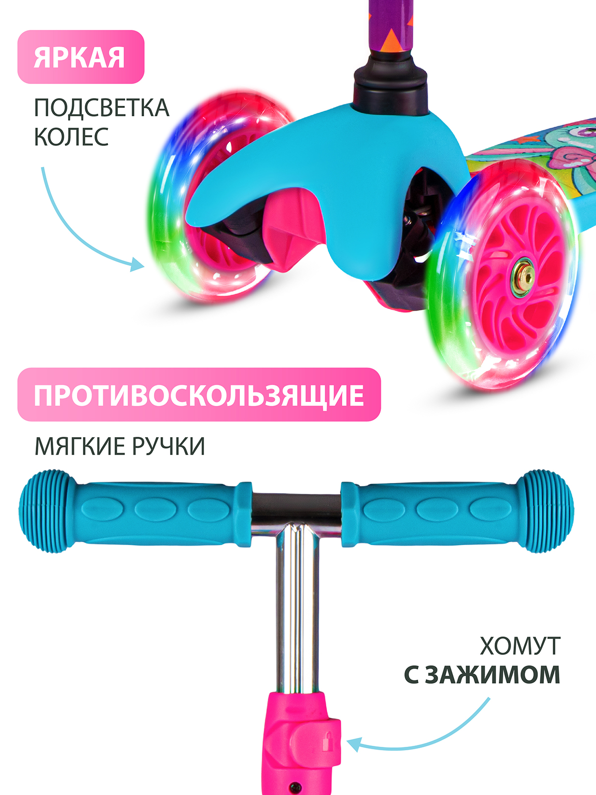 Самокат CITYRIDE трехколесный - фото 2