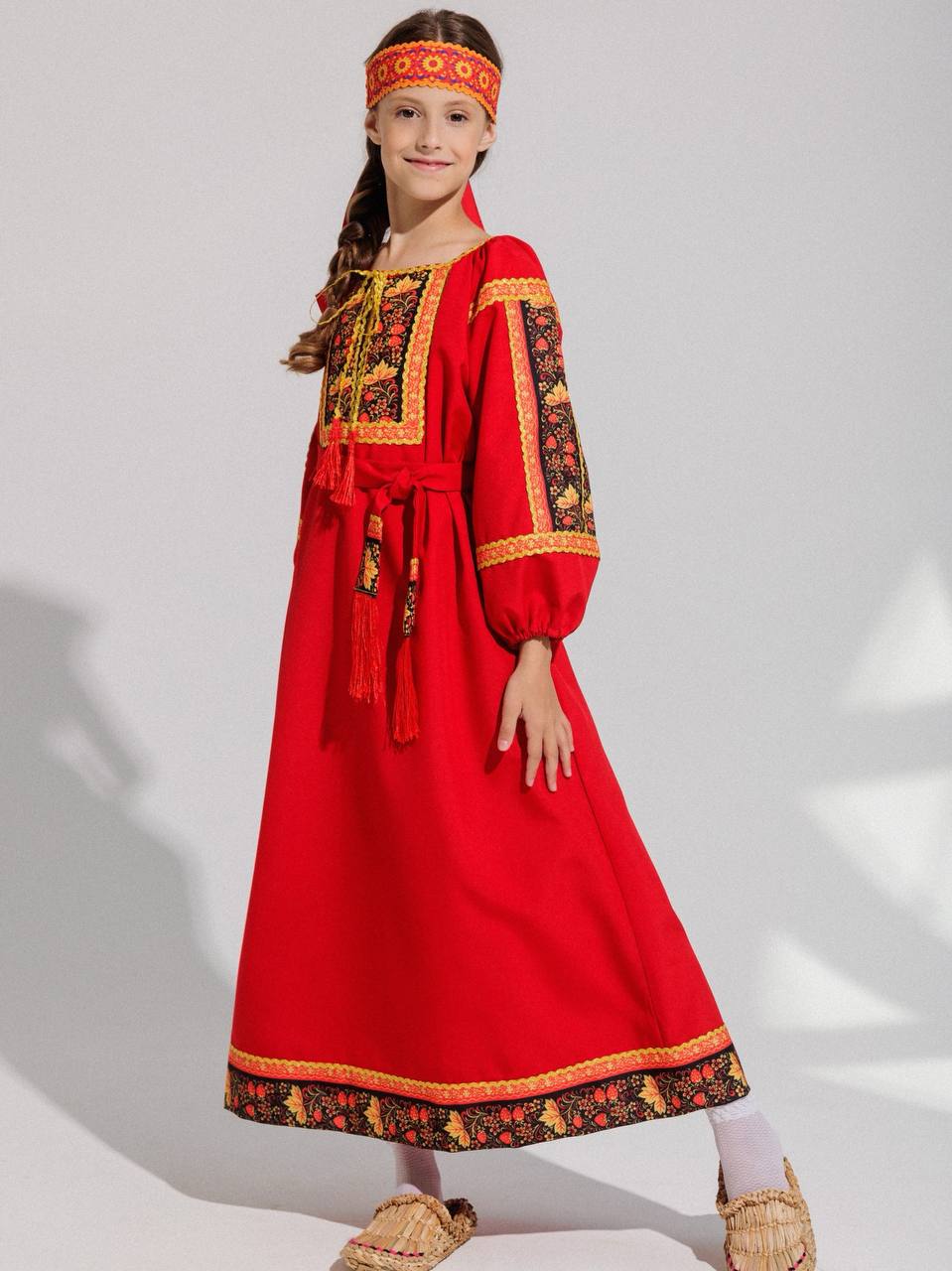 Платье Gala-Вальс С/рубашка Алена/красный - фото 1