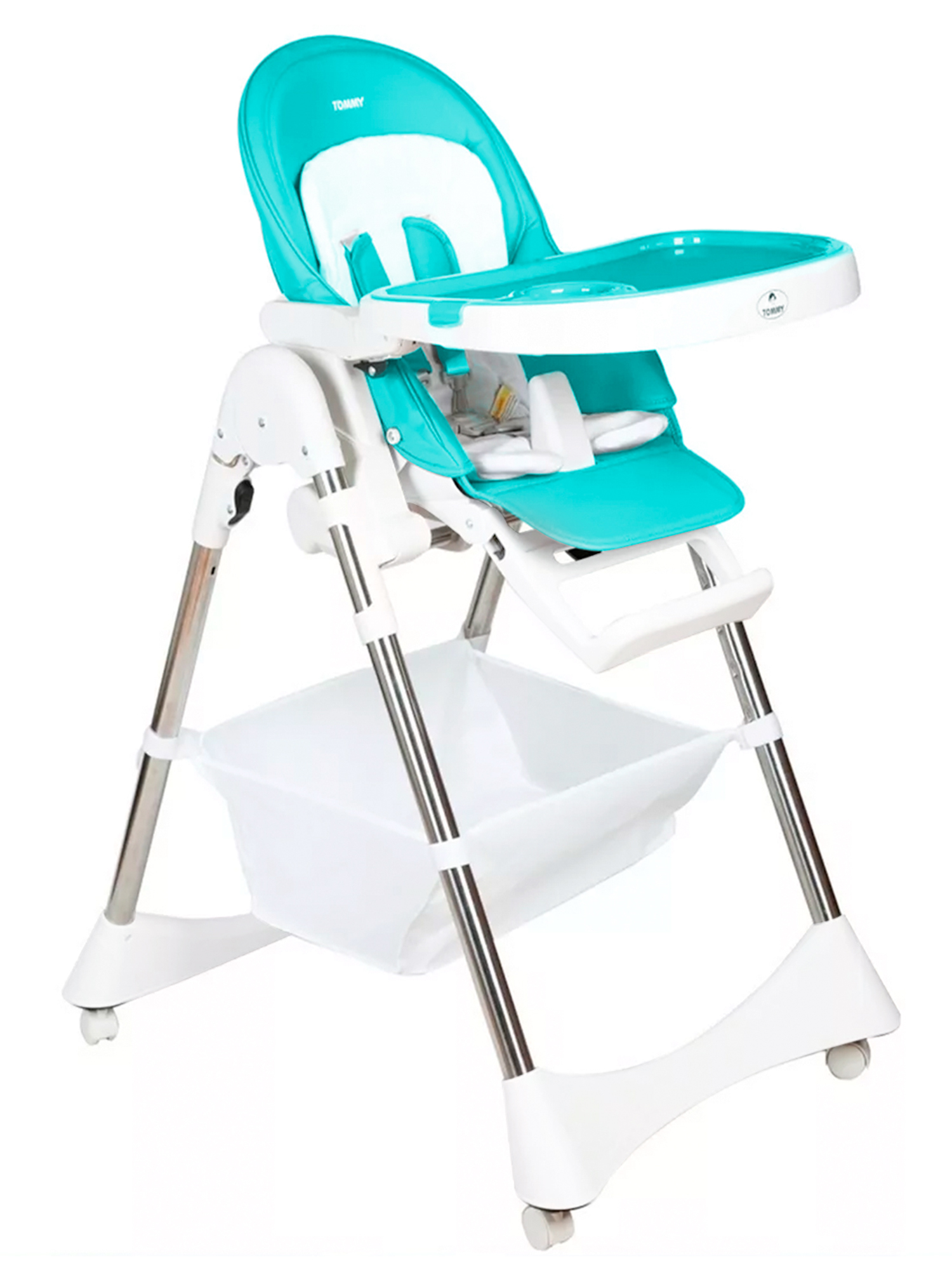 Стульчик для кормления TOMMY Bon appetit бирюзовый - фото 1