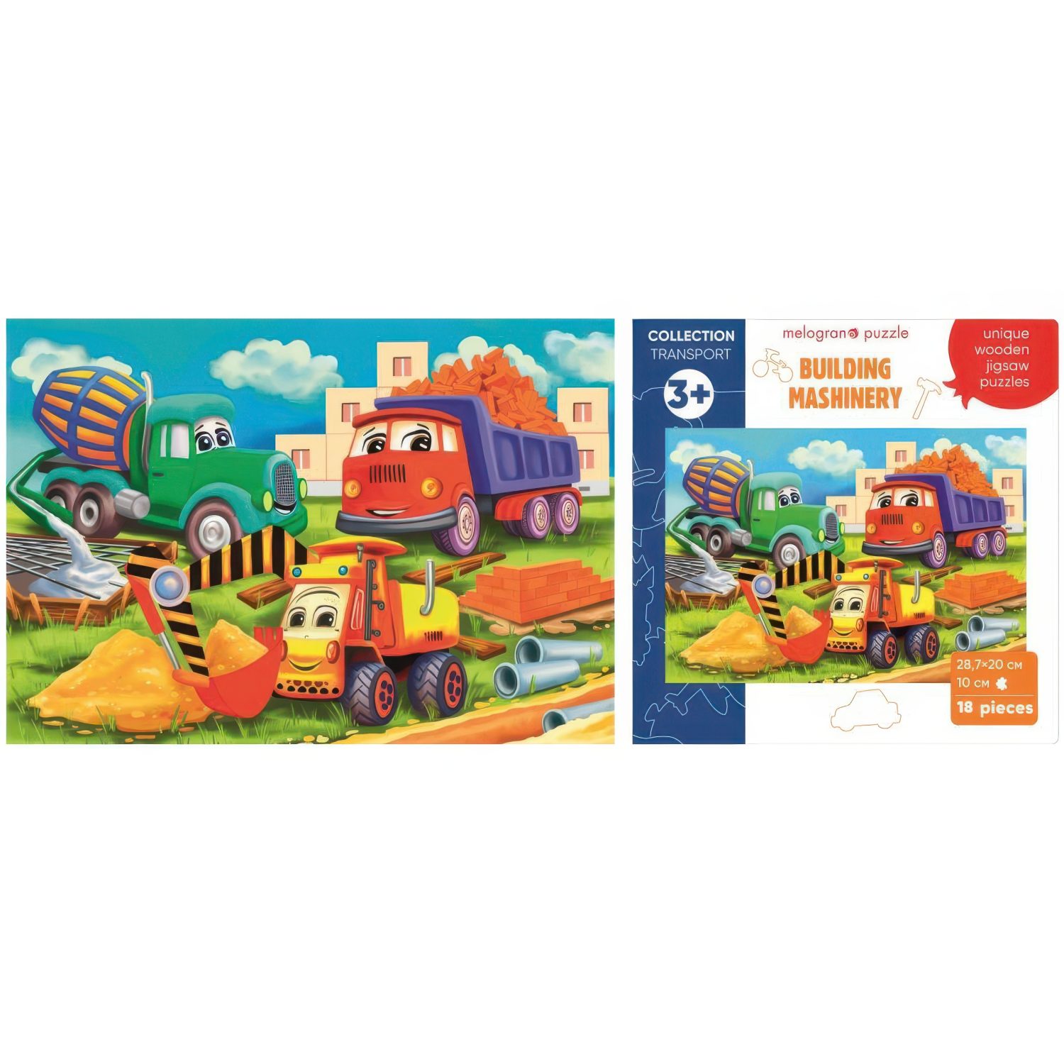 Пазл 1TOY деревянный - фото 1