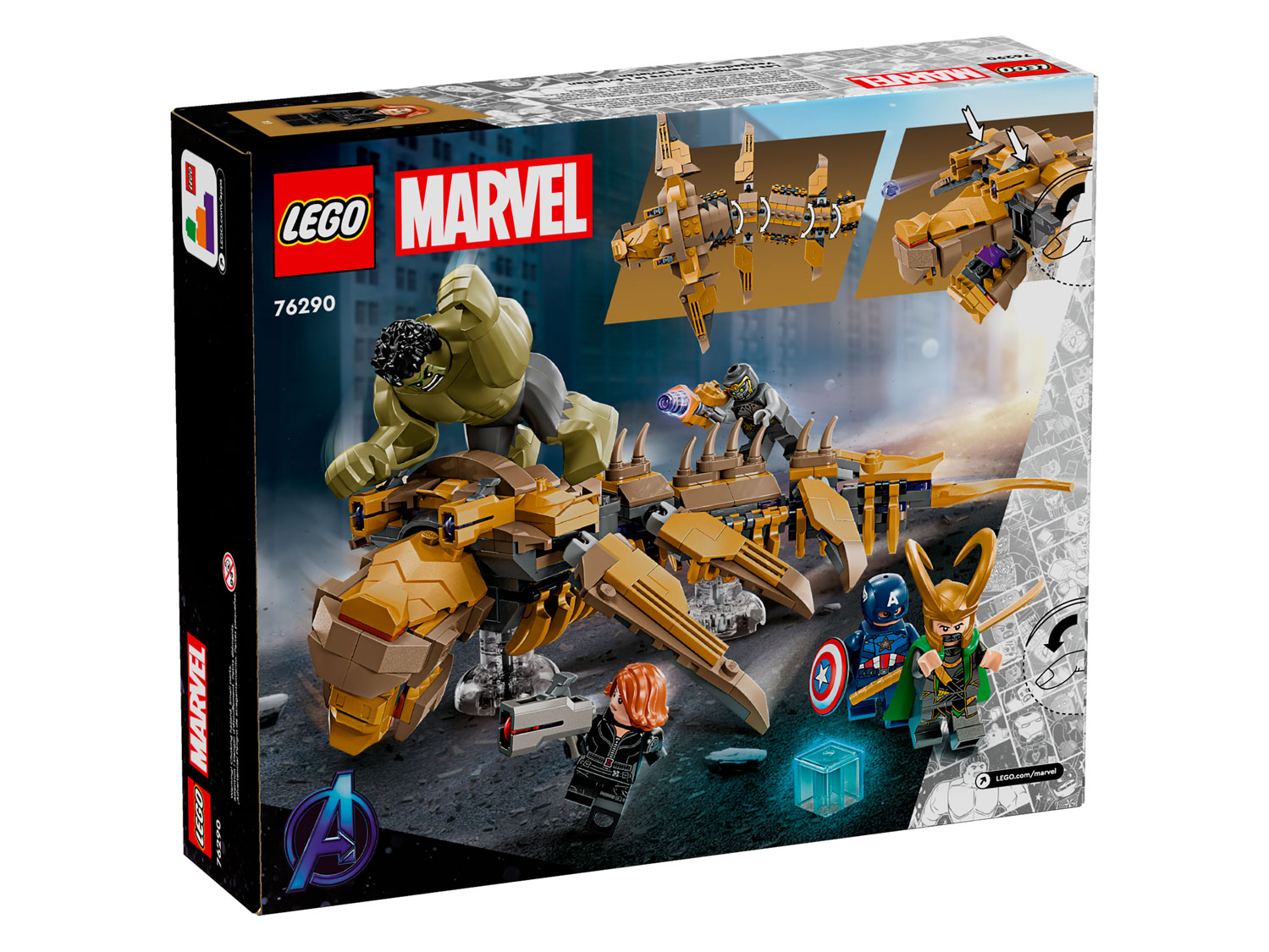 Конструктор LEGO Marvel Super Heroes Мстители против Левиафана блочный - фото 1