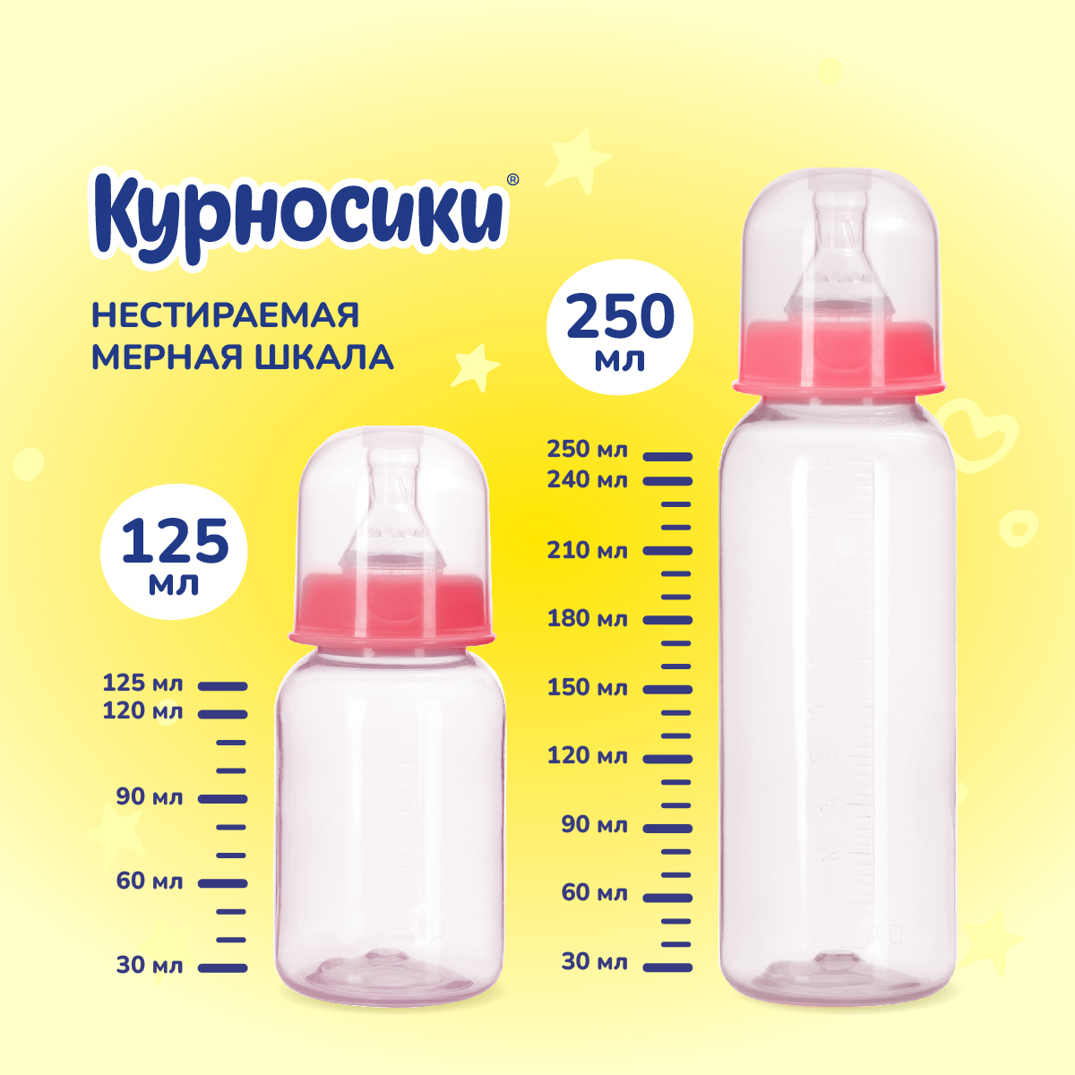 Бутылочка Курносики 250 мл 2 шт. - фото 2