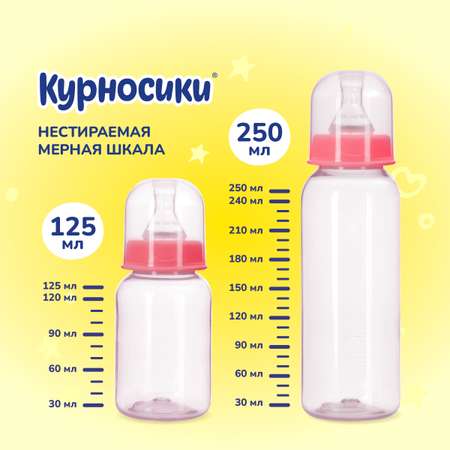 Бутылочка Курносики 250 мл 2 шт.
