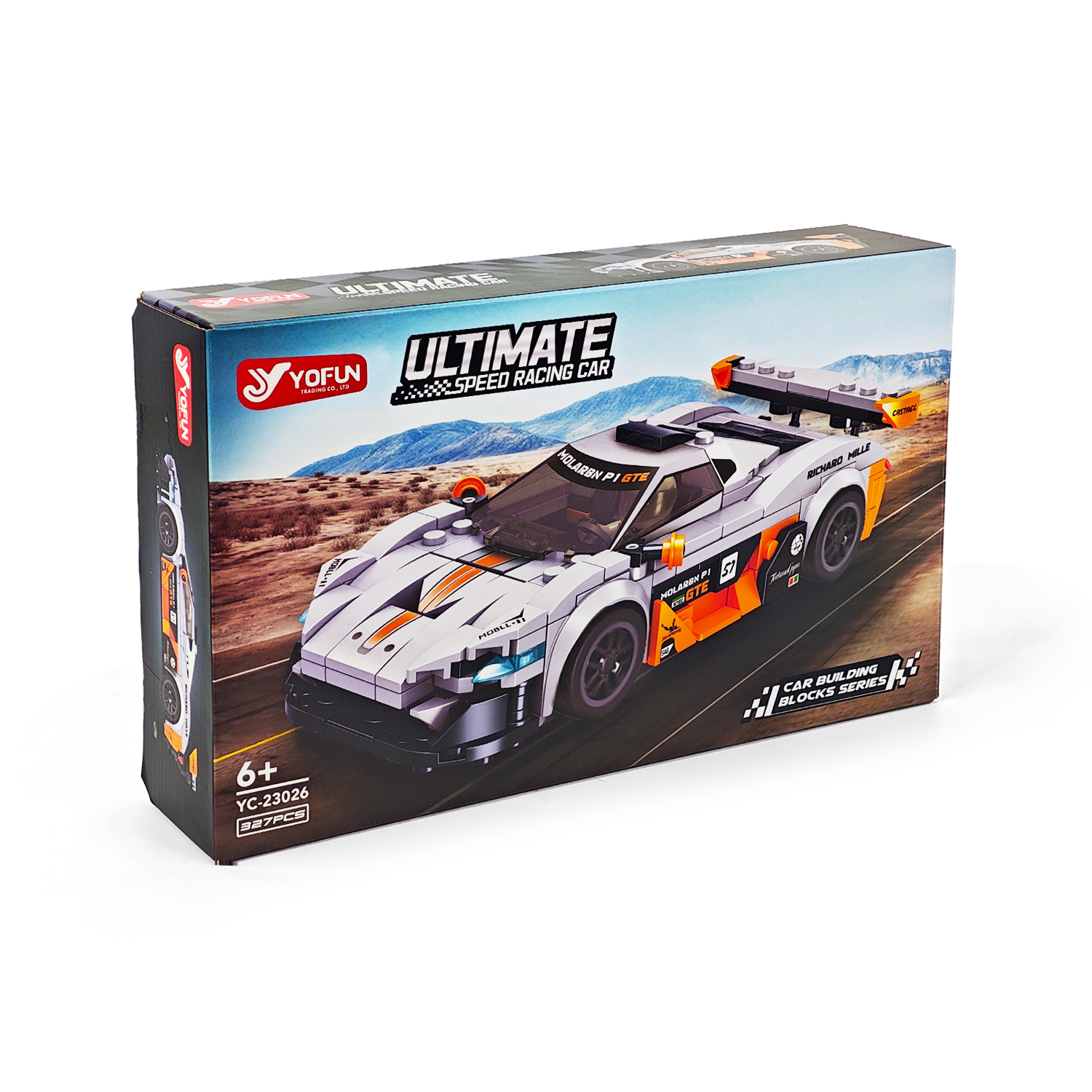 Конструктор Гоночная машина 327 дет. - фото 2