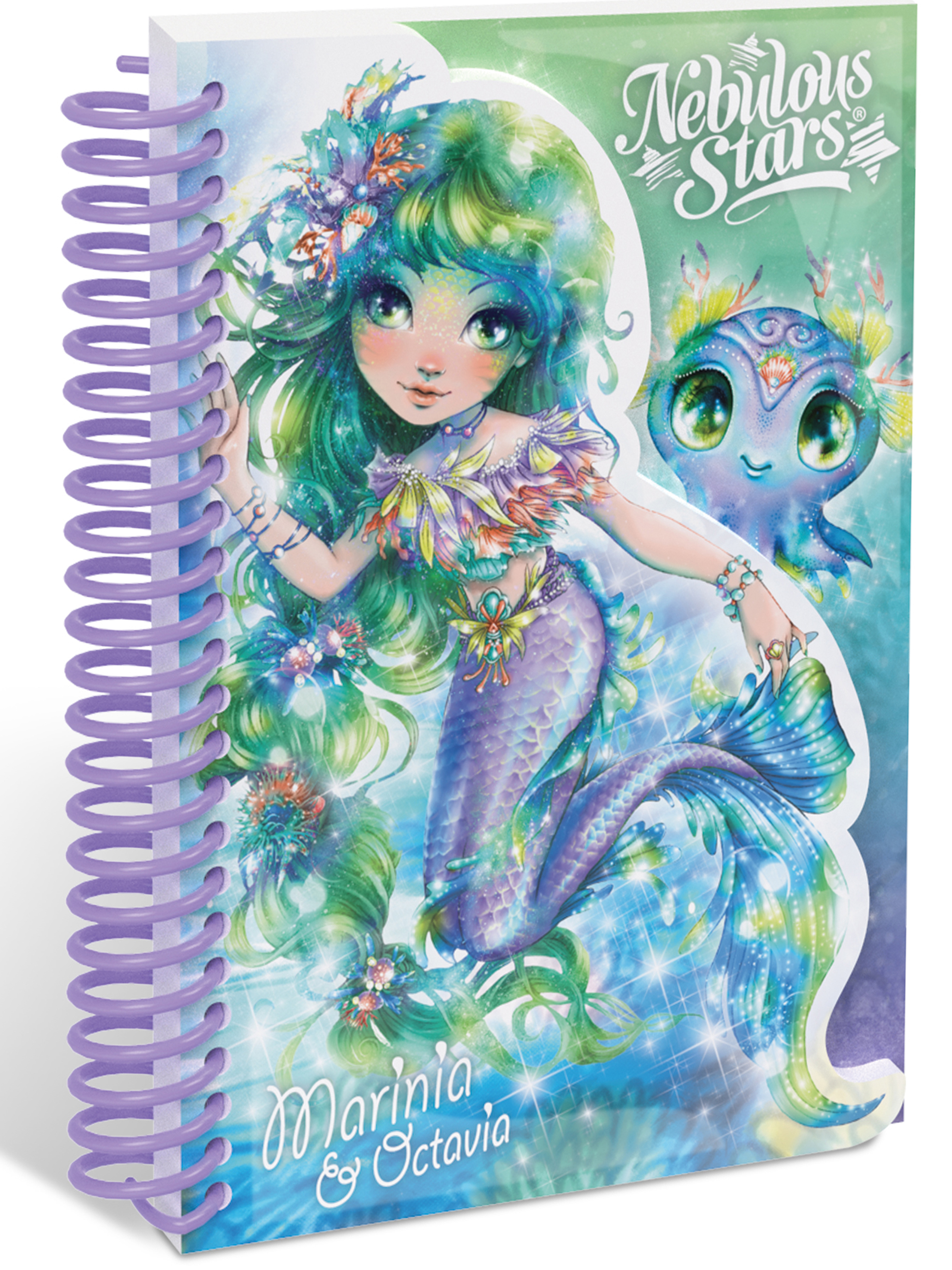Блокнот для записей Nebulous Stars на пружине со скетч страницами серия Marinia 11587-1_NSDA - фото 5