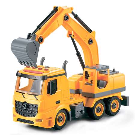 Конструктор Funky Toys Экскаватор сборная игровая модель