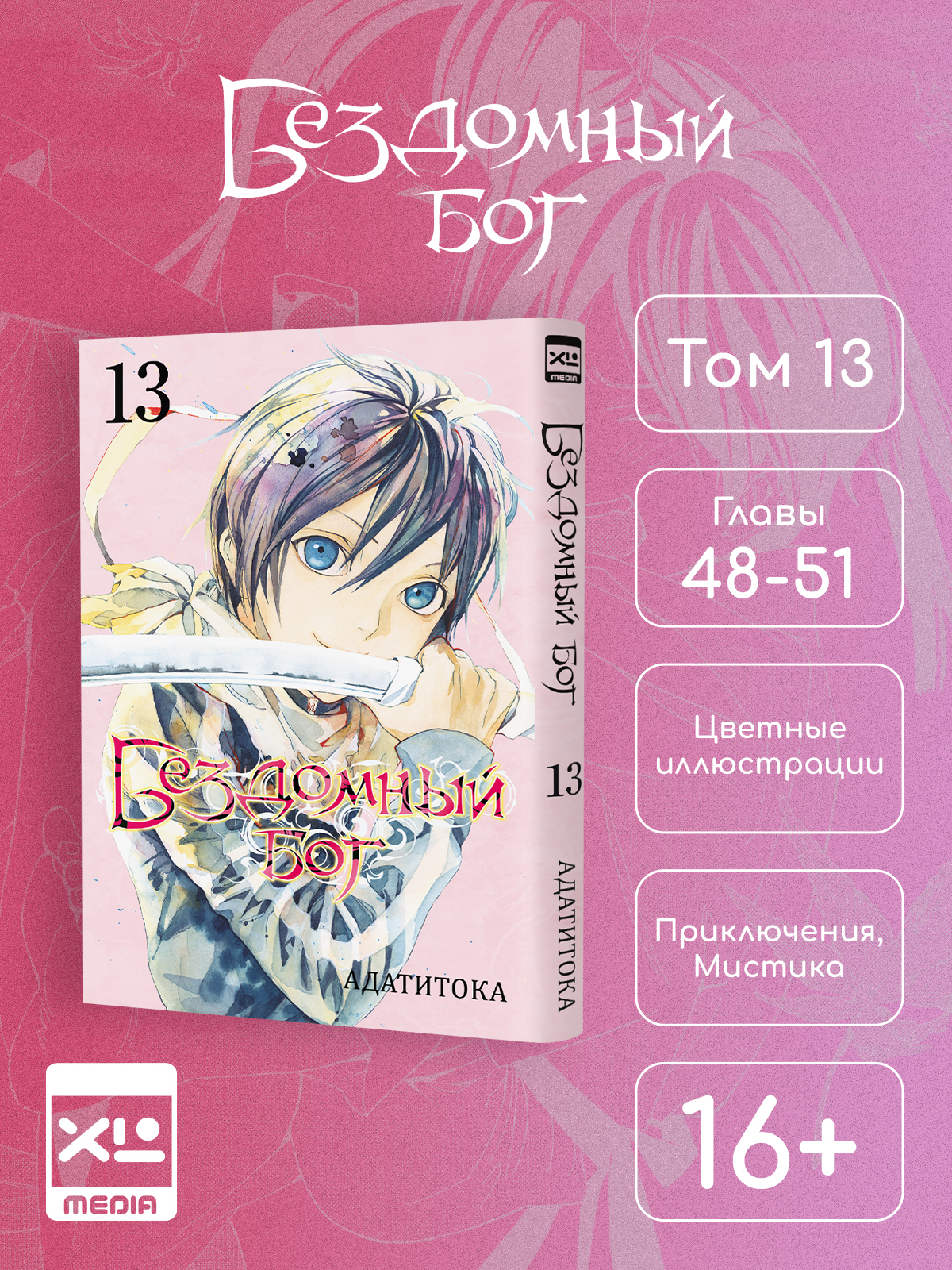Печатная книга XL Media Бездомный бог. Том 13. Манга - фото 1