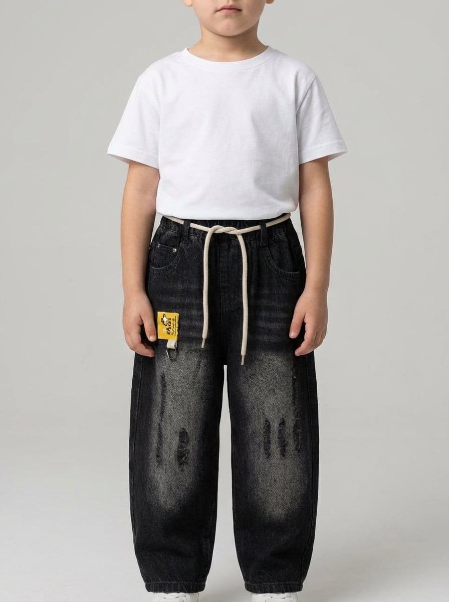 Изображение товара Джинсы для мальчика MODERNFECI 134 высокая посадка без начеса