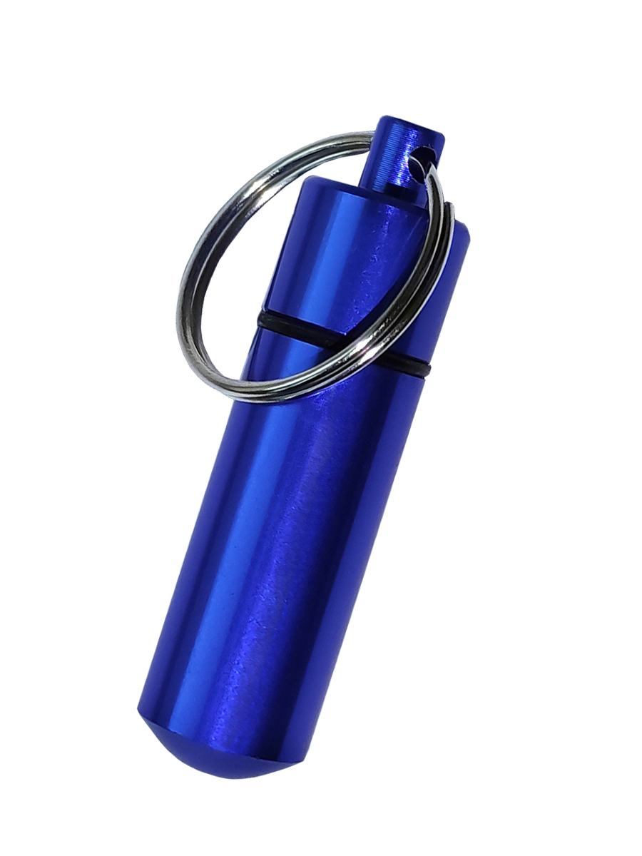 Капсула-брелок Solaris 14мм*52мм Синяя - фото 8