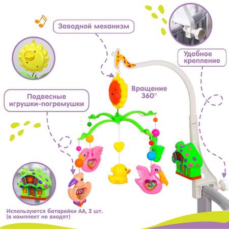 Мобиль Крошка Я Пряничный домик Птички