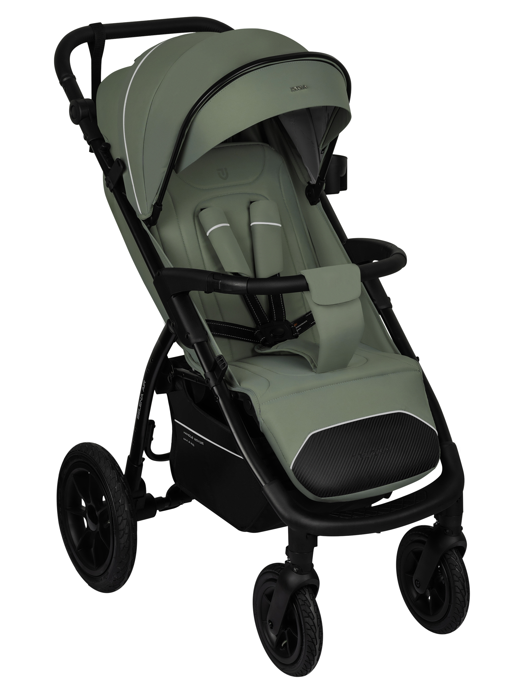 Коляска прогулочная JOVOLA Selena Air new зеленый - фото 4