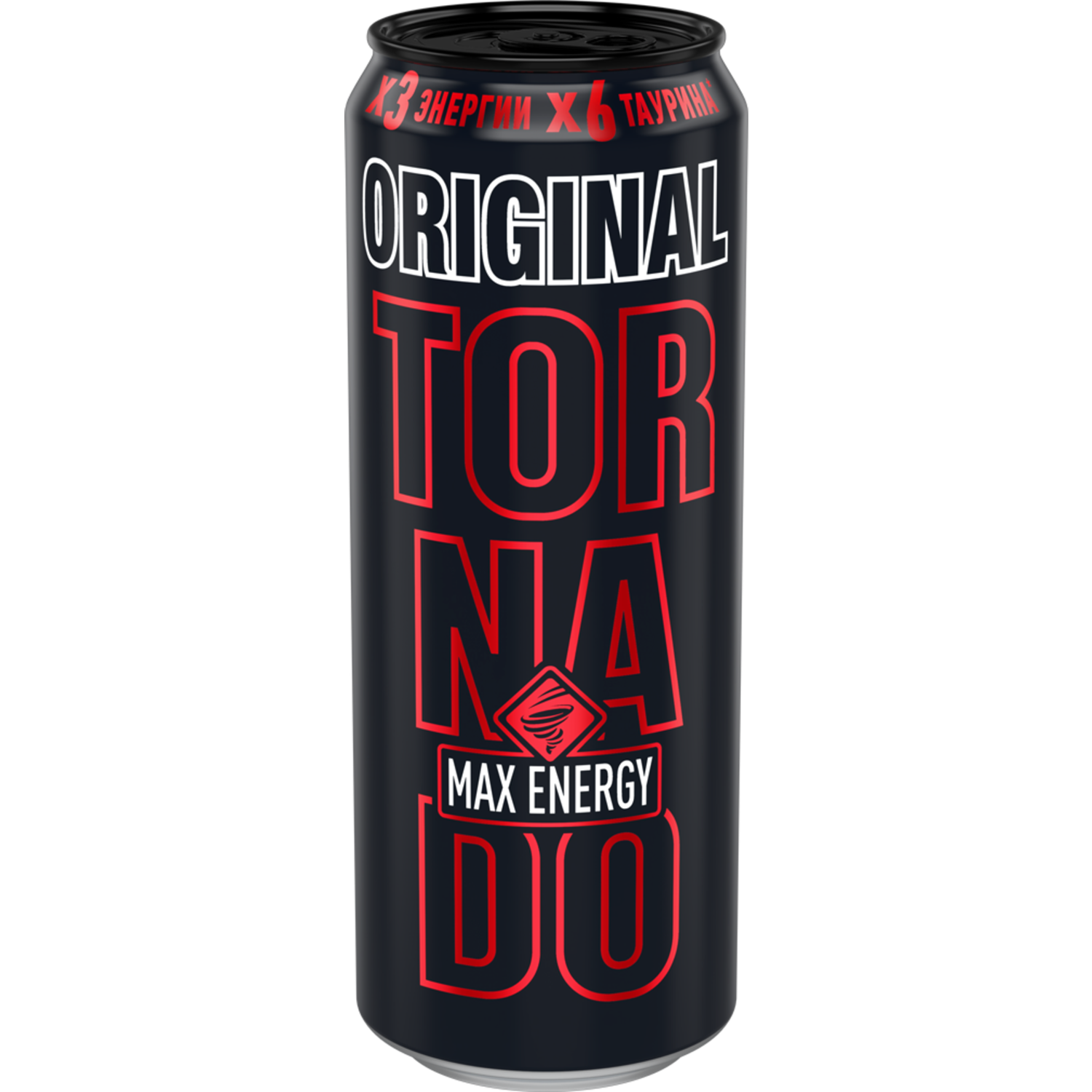Напиток энергетический TORNADO Max Energy Original 0 - фото 3