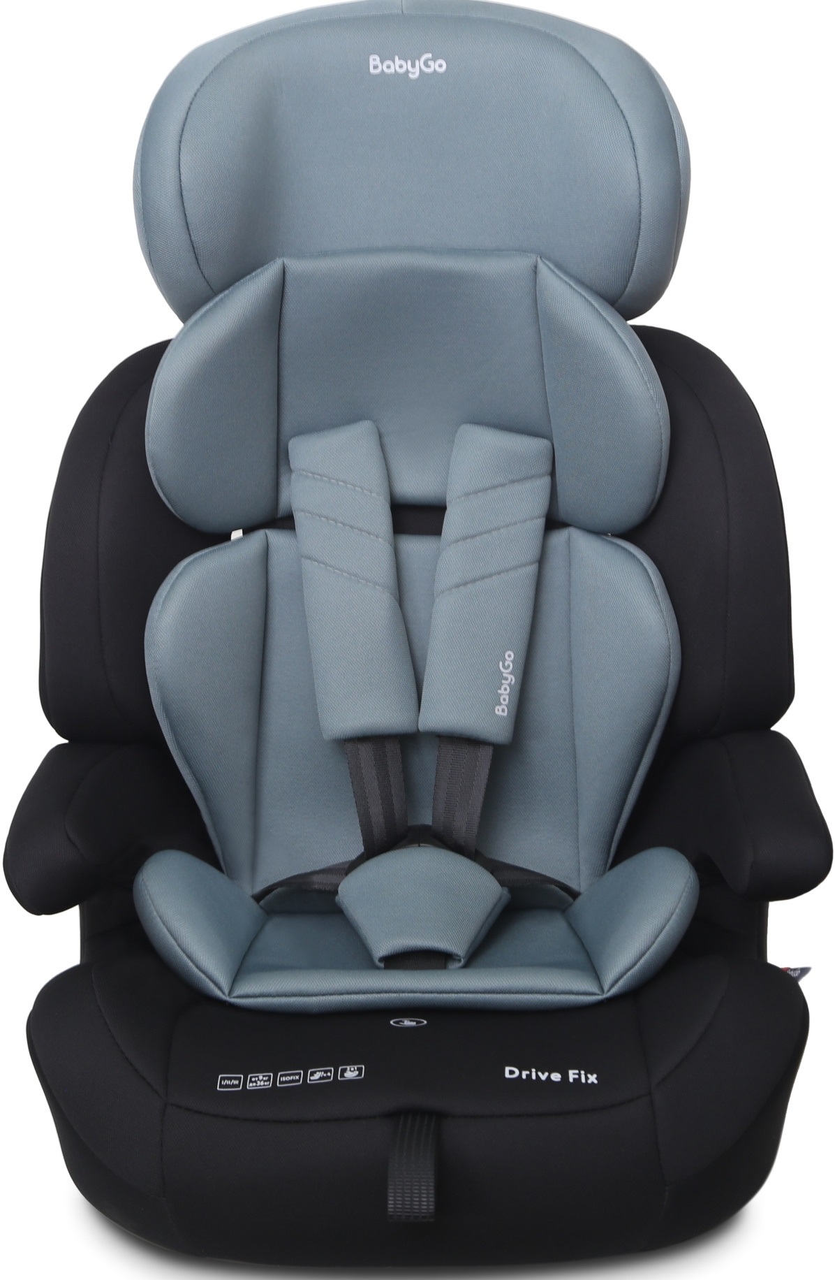 Автокресло BabyGo Drive FIX Isofix 1/2/3 (9-36 кг) зеленый - фото 15