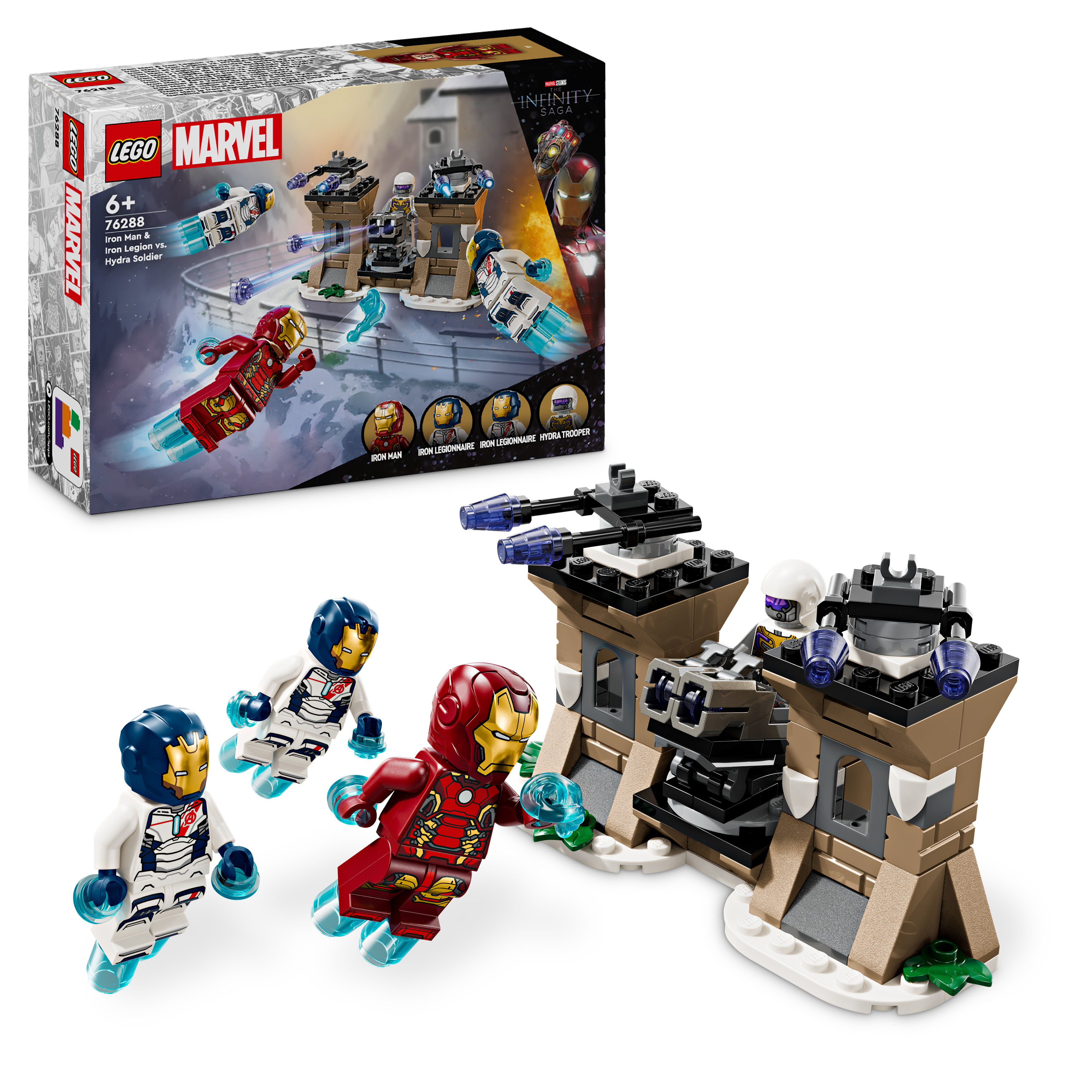 Конструктор LEGO Marvel Super Heroes Железный Легион против Гидры блочный - фото 1