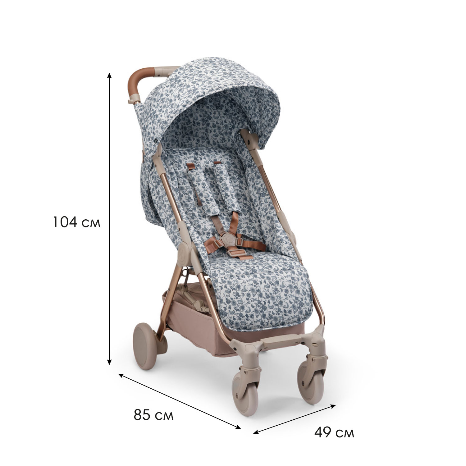 Коляска прогулочная Elodie Mondo Garden Leo Toile - фото 3
