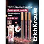 Текстовыделители ErichKrause 4 шт.