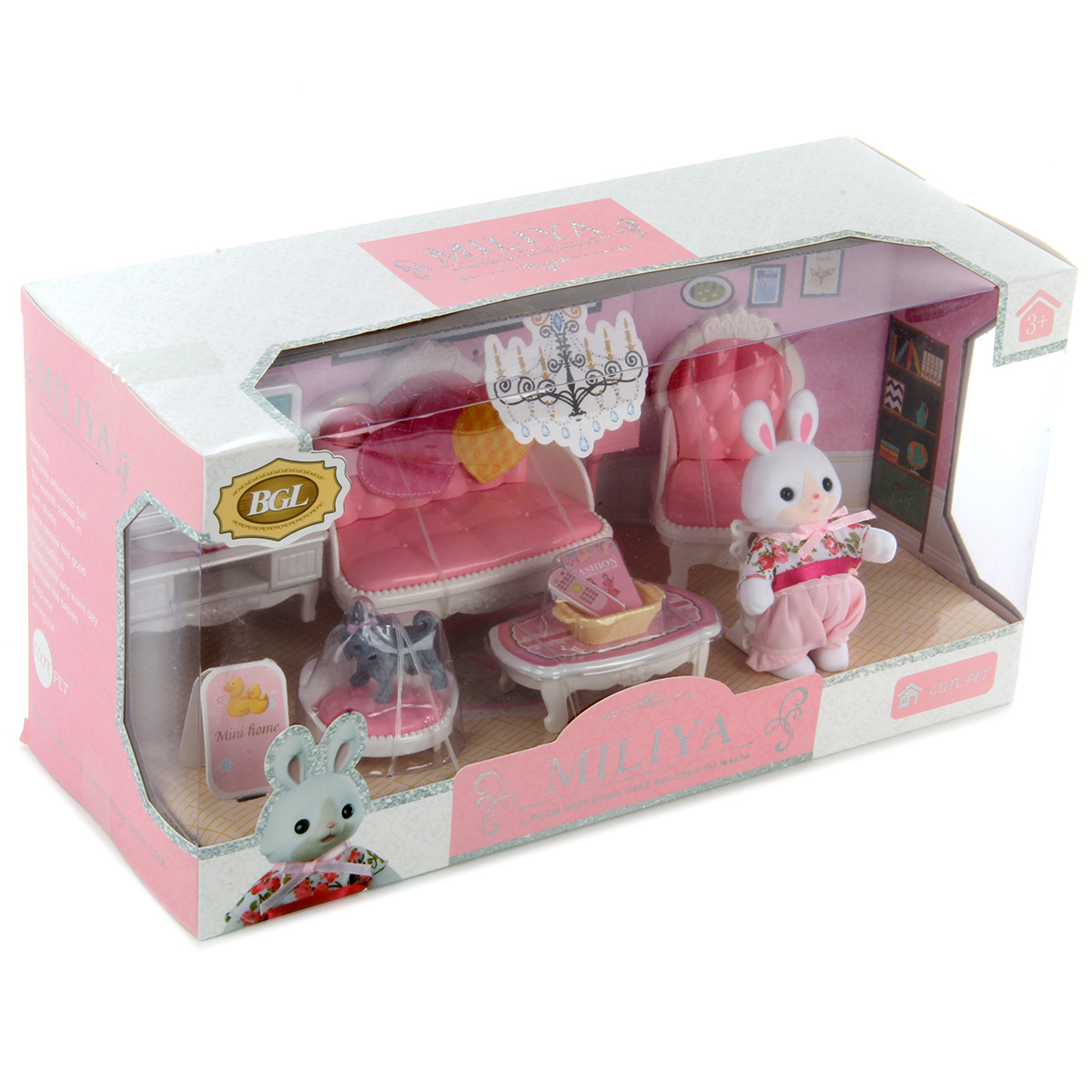 Аксессуар для кукол Veld Co кукольный интерьер, кресло, диван, комплект мебели, стол, светильник 117905 - фото 4