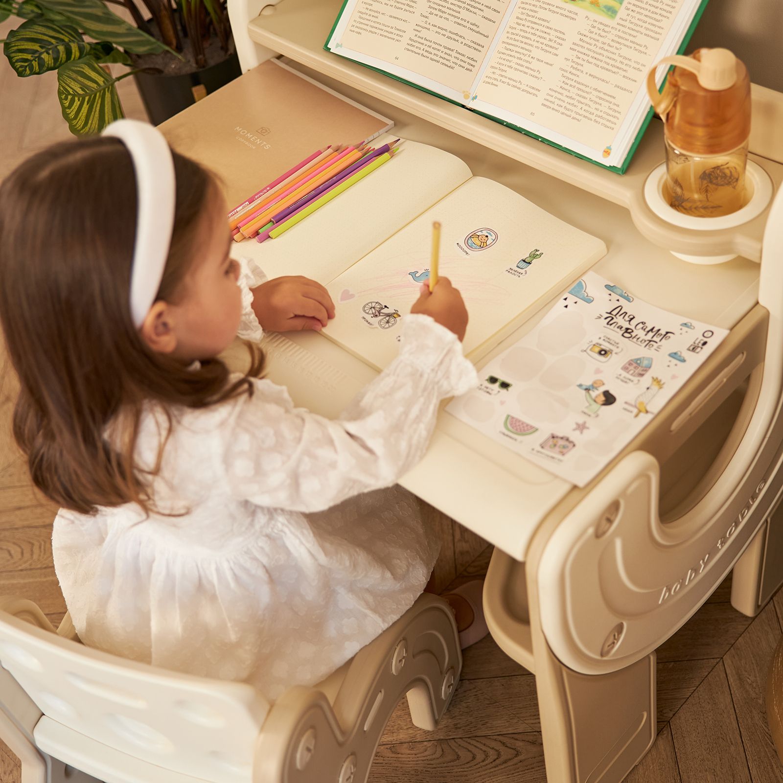 Комплект мебели UNIX Kids Sand - фото 10