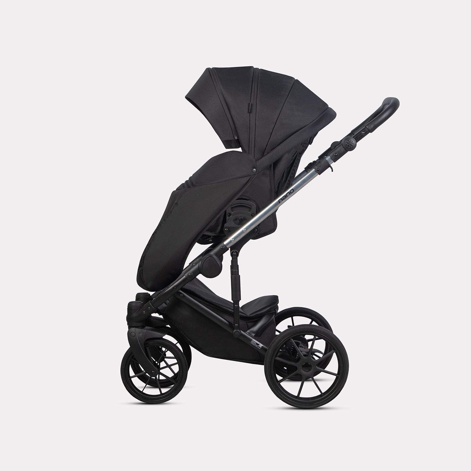 Коляска 2в1 Riko Nano Thermo черный - фото 6