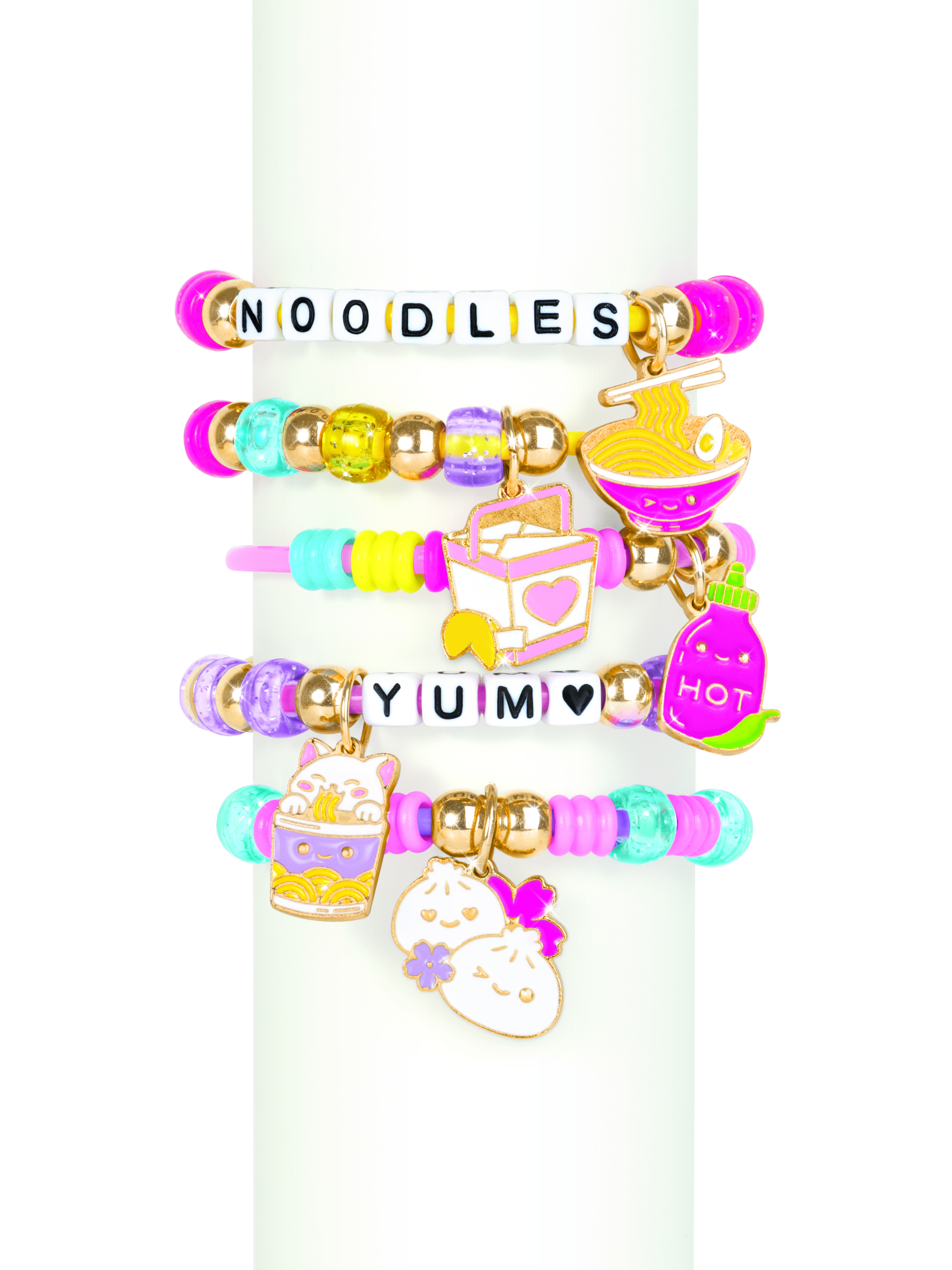 Набор для творчества Make it Real плетение Создание браслетов Лапша - фото 2