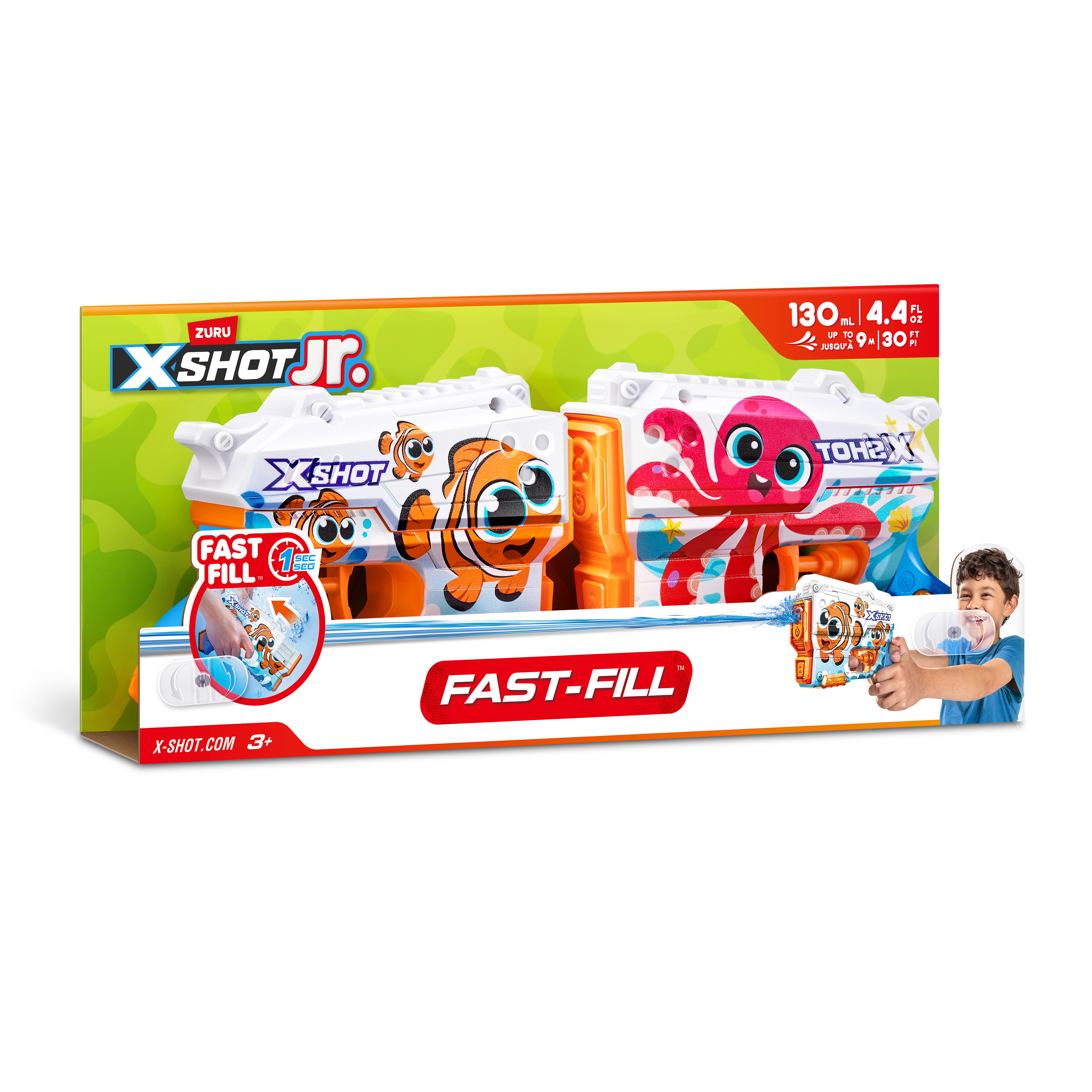 Бластер водный Zuru XSHOT Fast Fill Water 2 штуки в наборе - фото 8