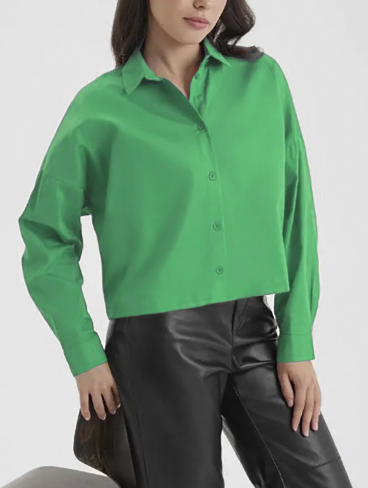 Рубашка Katlen Рубашка-короткая/Зелёная - фото 1