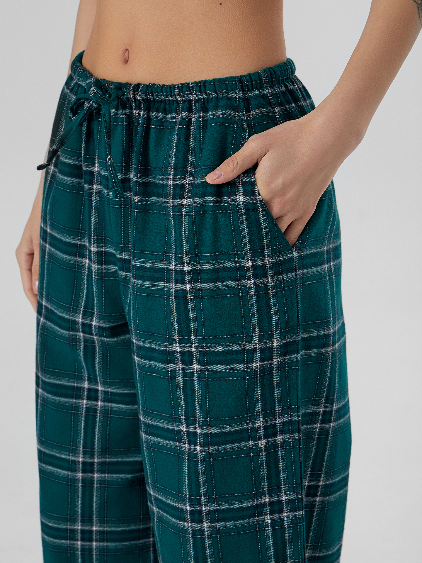 Брюки Mark Formelle (Марк Формэль) 532431-2/клетка на еловом - фото 4