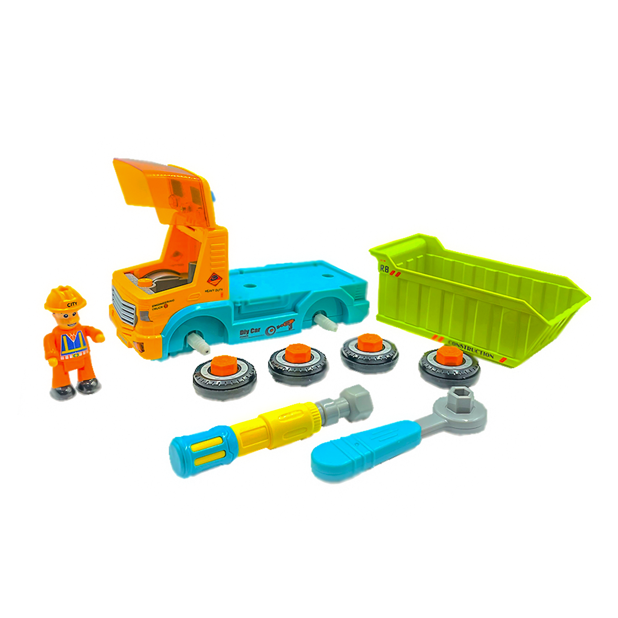 Конструктор SHARKTOYS Самосвал сборная игровая модель - фото 5
