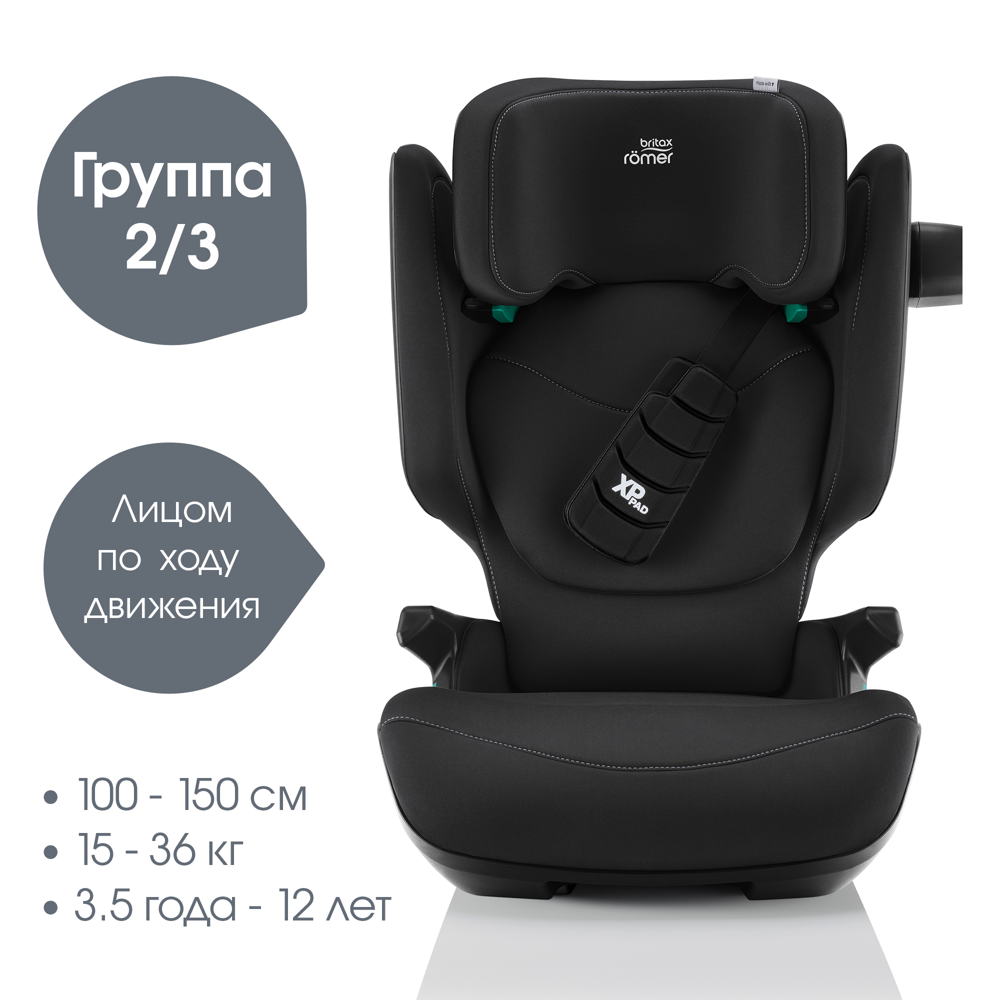 Автокресло Britax Roemer Kidfix PRO Isofix 2/3 (15-36 кг) - фото 2
