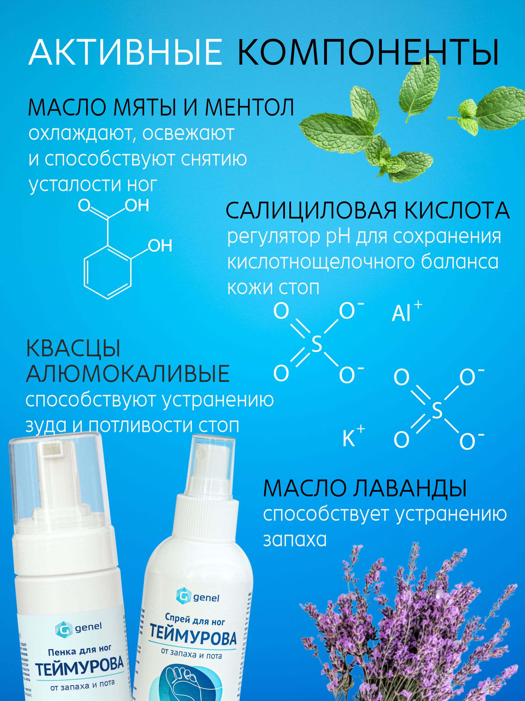 Набор G genel Спрей и мыло-пенка для ног - фото 2