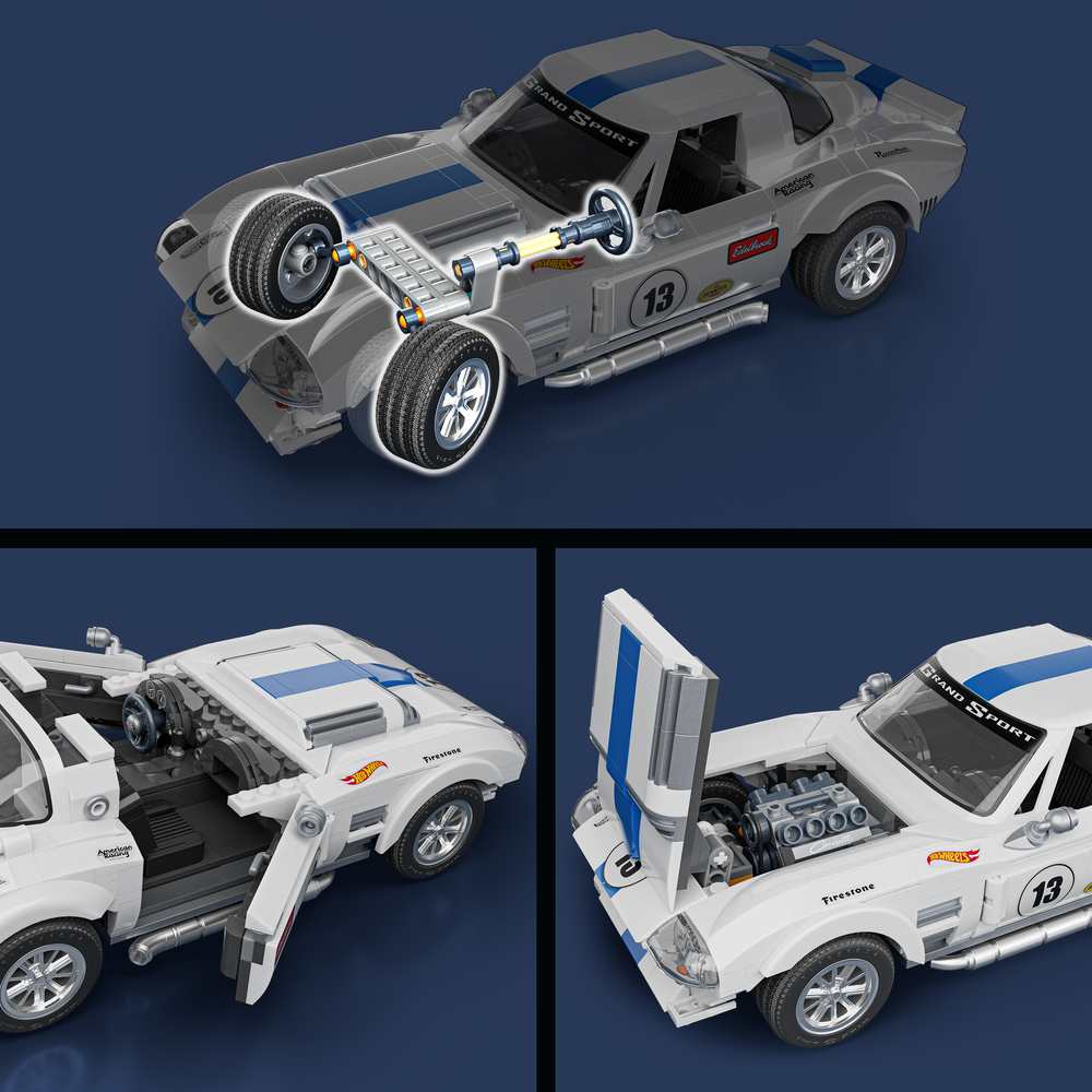 Конструктор Brick Shop Corvette Grand Sport 918 дет. - фото 8