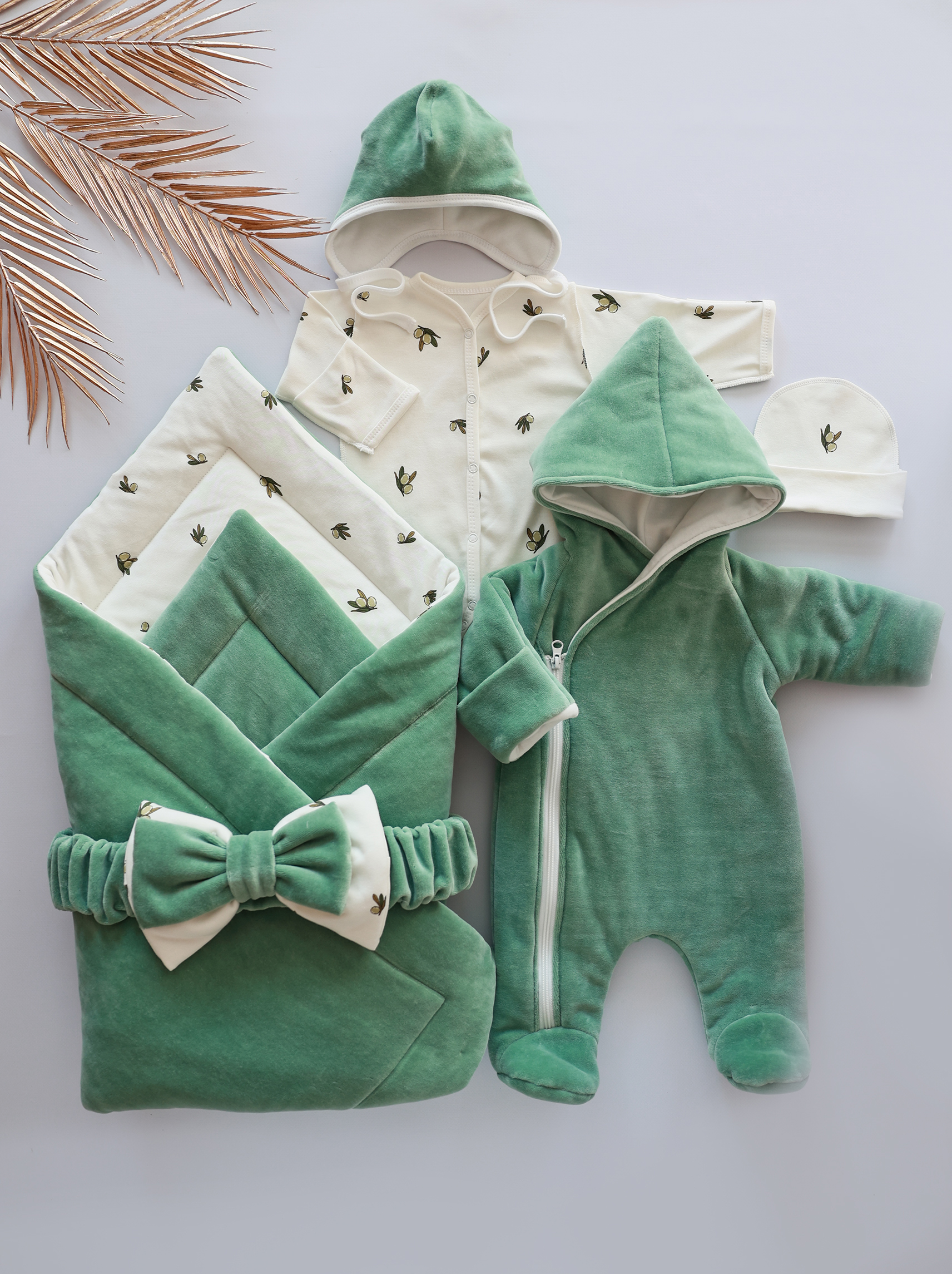 Комплект Bunnyphant 0321/оливковый - фото 1